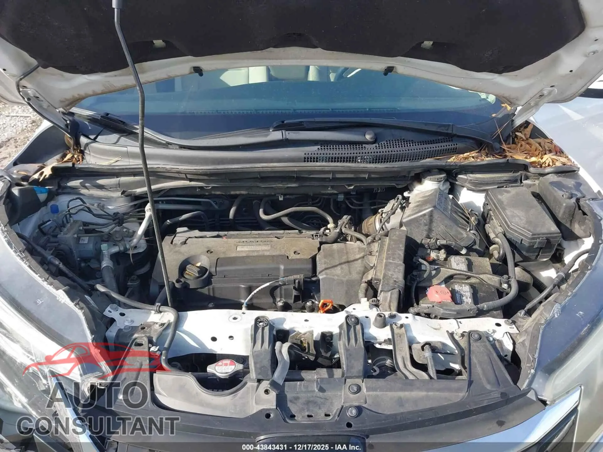 2016 HONDA CR-V Damaged VIN 5J6RM3H99GL001988 – odometer reading