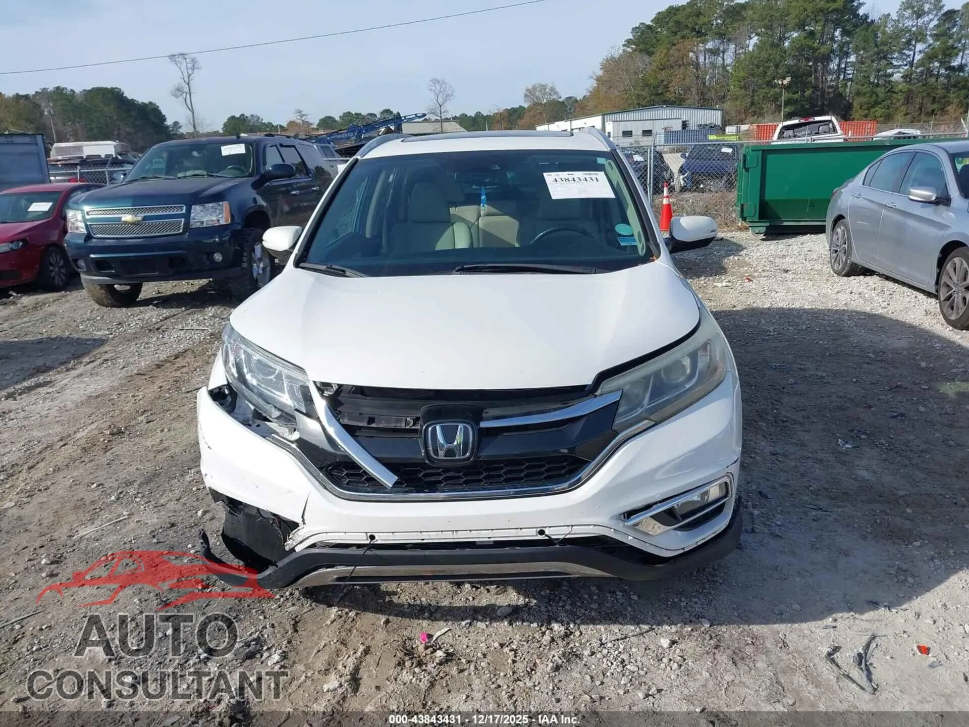 2016 HONDA CR-V Damaged VIN 5J6RM3H99GL001988 – photo 12