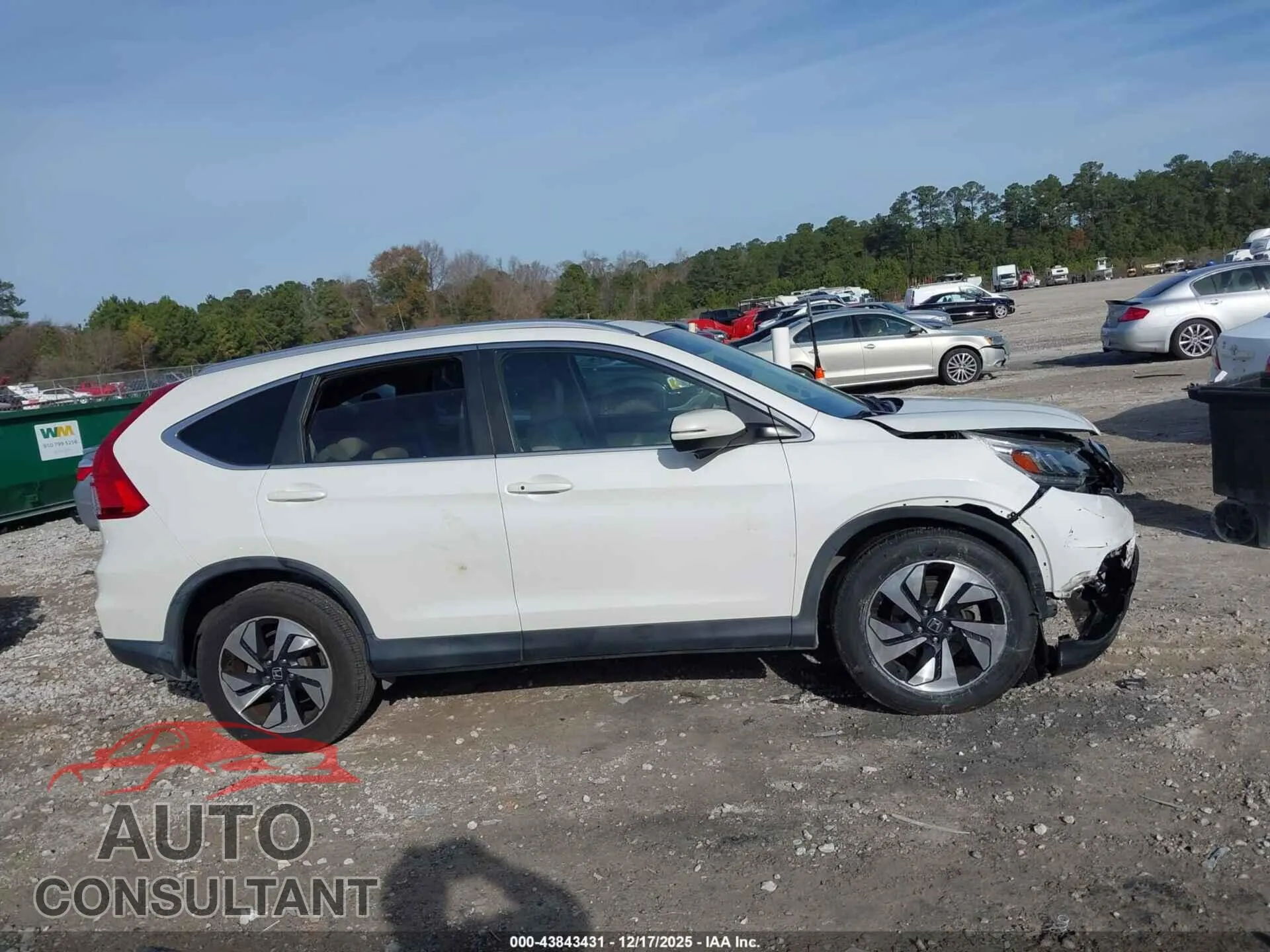 2016 HONDA CR-V Damaged VIN 5J6RM3H99GL001988 – photo 13