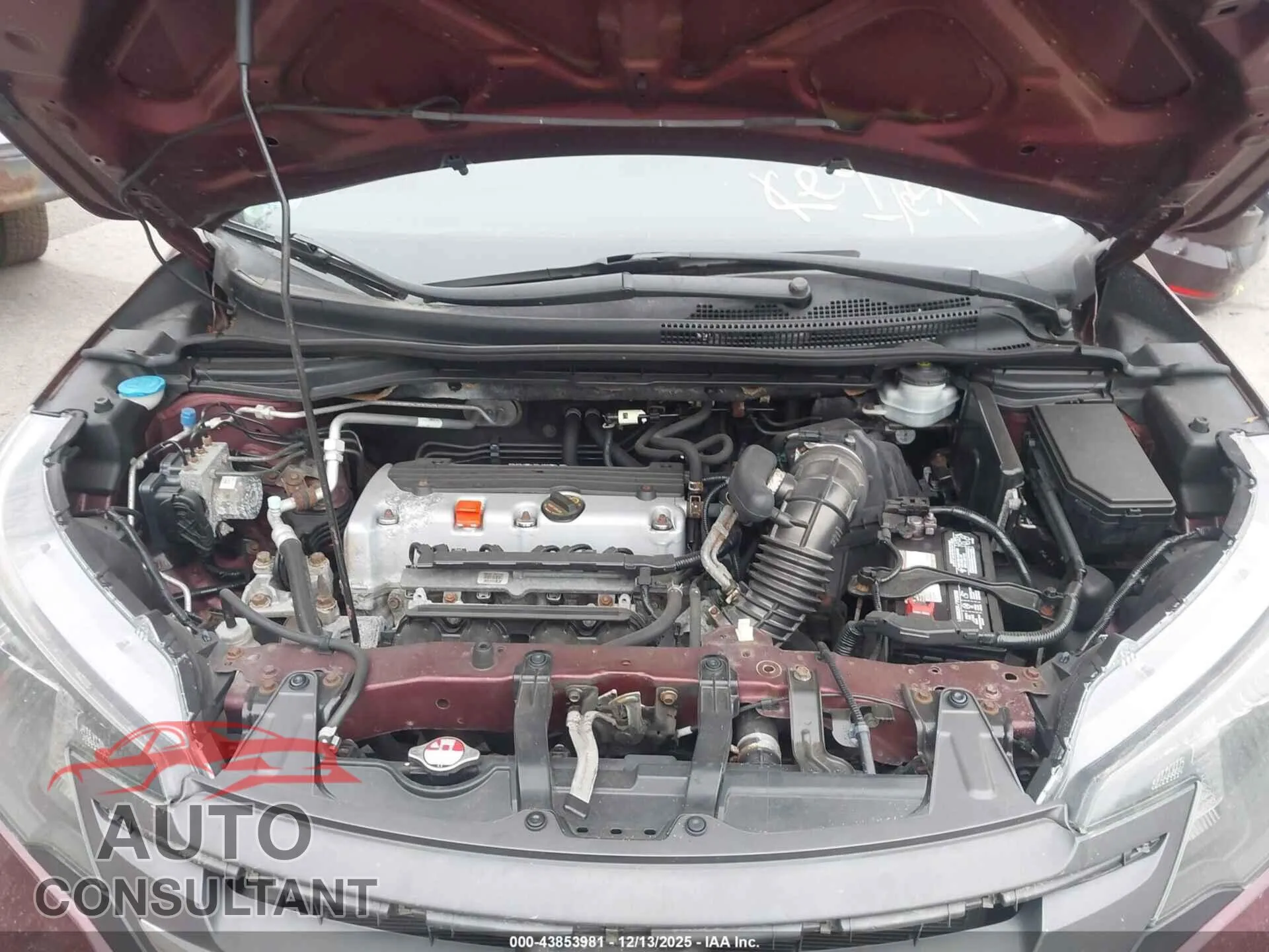 2014 HONDA CR-V Damaged VIN 5J6RM4H33EL010622 – odometer reading