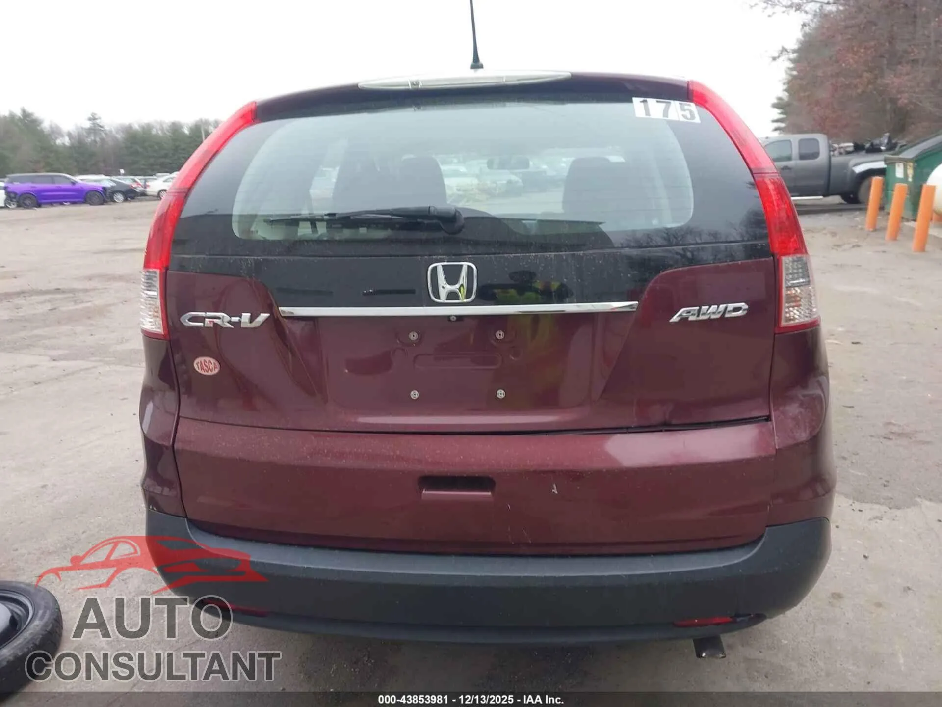 2014 HONDA CR-V Damaged VIN 5J6RM4H33EL010622 – photo 17