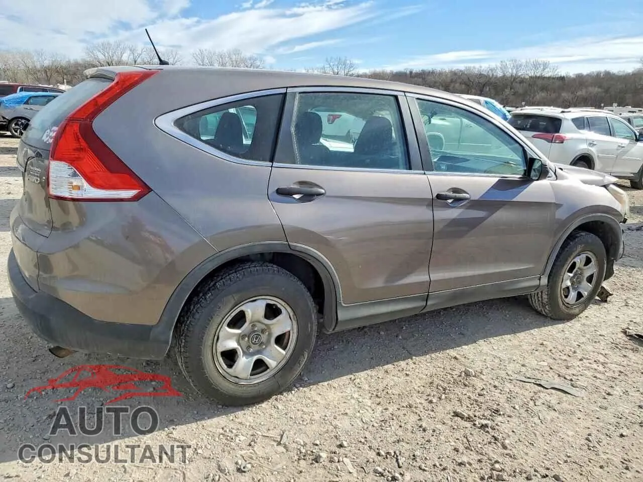 2012 HONDA CRV Damaged VIN 5J6RM4H36CL079933 – side profile