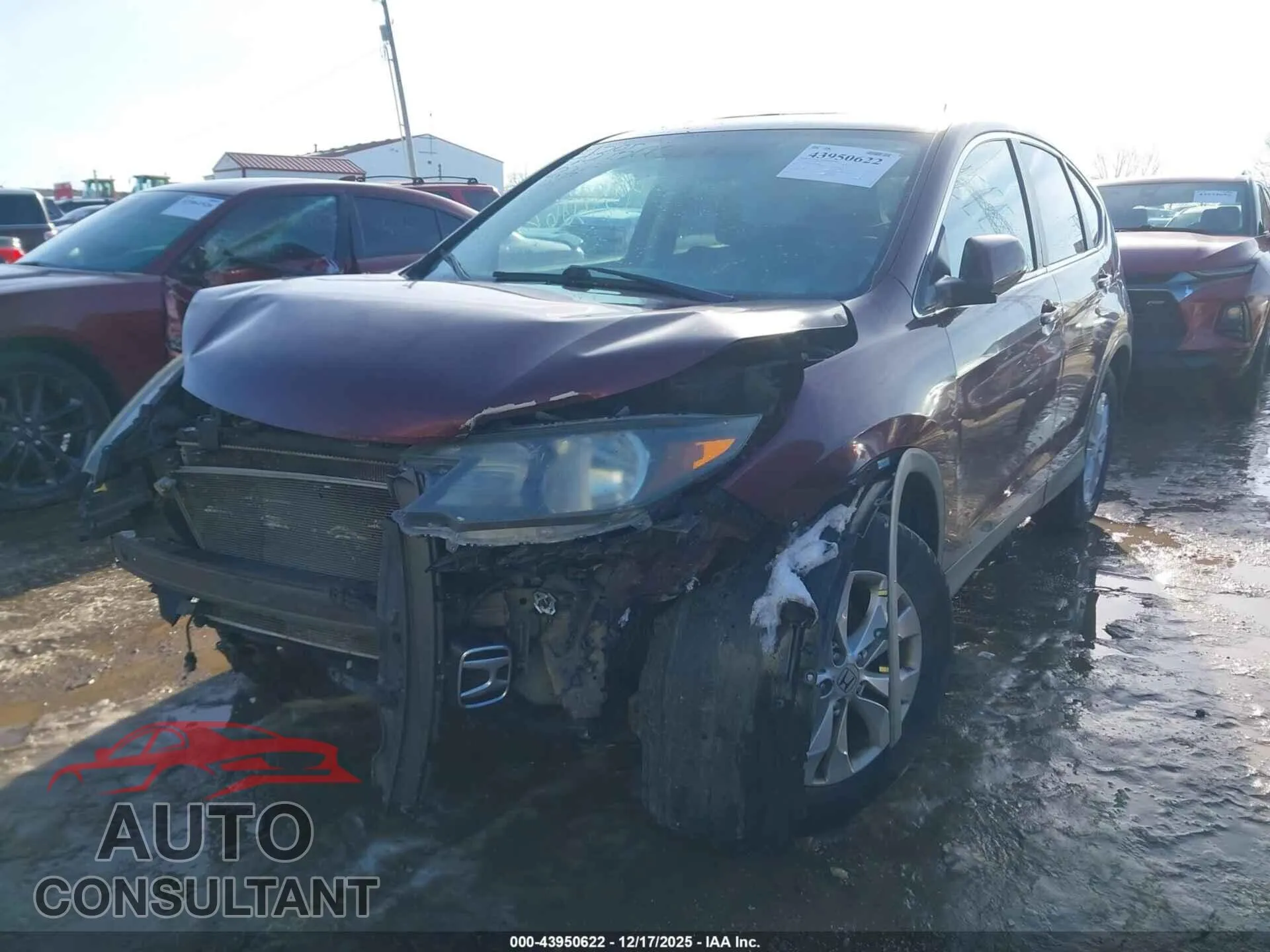 2013 HONDA CR-V Damaged VIN 5J6RM4H53DL050683 – rear exterior 2013 HONDA CR-V Damaged VIN 5J6RM4H53DL050683 – rear exterior
