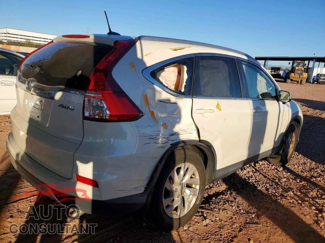 2015 HONDA CRV Damaged VIN 5J6RM4H74FL005479 – side profile