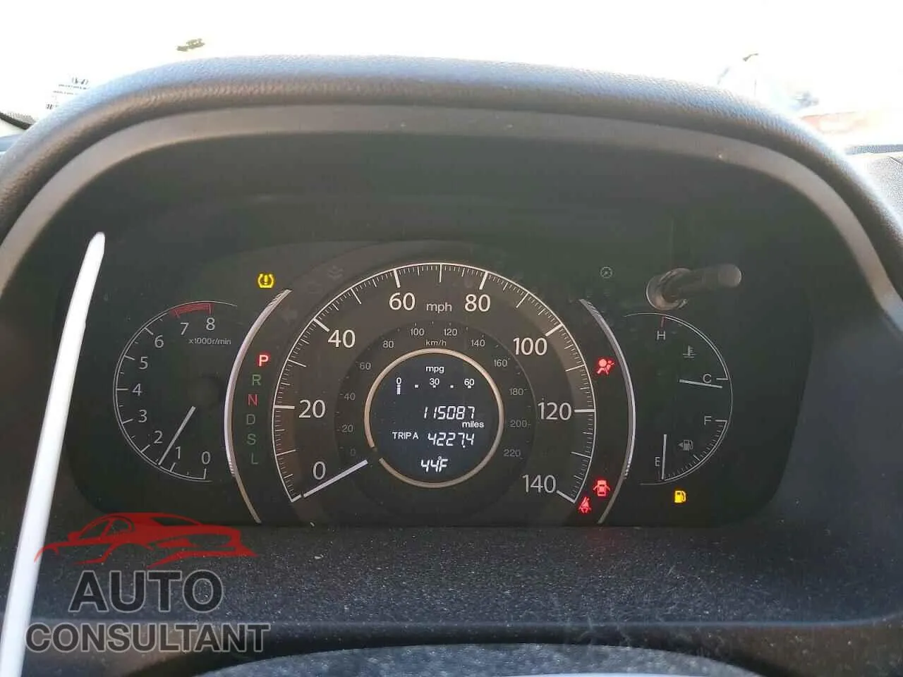 2015 HONDA CRV Damaged VIN 5J6RM4H74FL005479 – trunk area