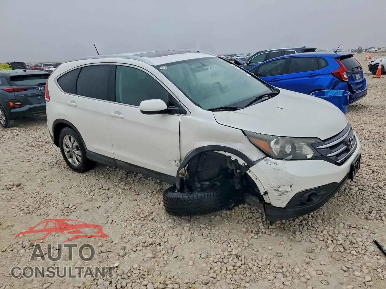 2014 HONDA CRV Damaged VIN 5J6RM4H7XEL115256 – dashboard