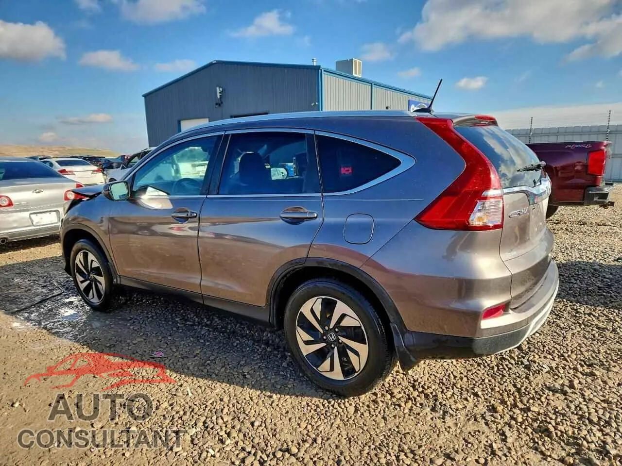2015 HONDA CRV Damaged VIN 5J6RM4H90FL063512 – rear exterior 2015 HONDA CRV Damaged VIN 5J6RM4H90FL063512 – rear exterior