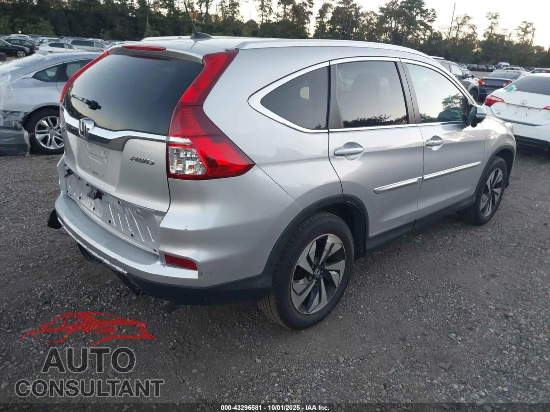 2015 HONDA CR-V Damaged VIN 5J6RM4H95FL109626 – dashboard