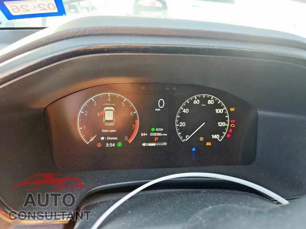 2023 HONDA CRV Damaged VIN 5J6RS3H23PL002160 – trunk area