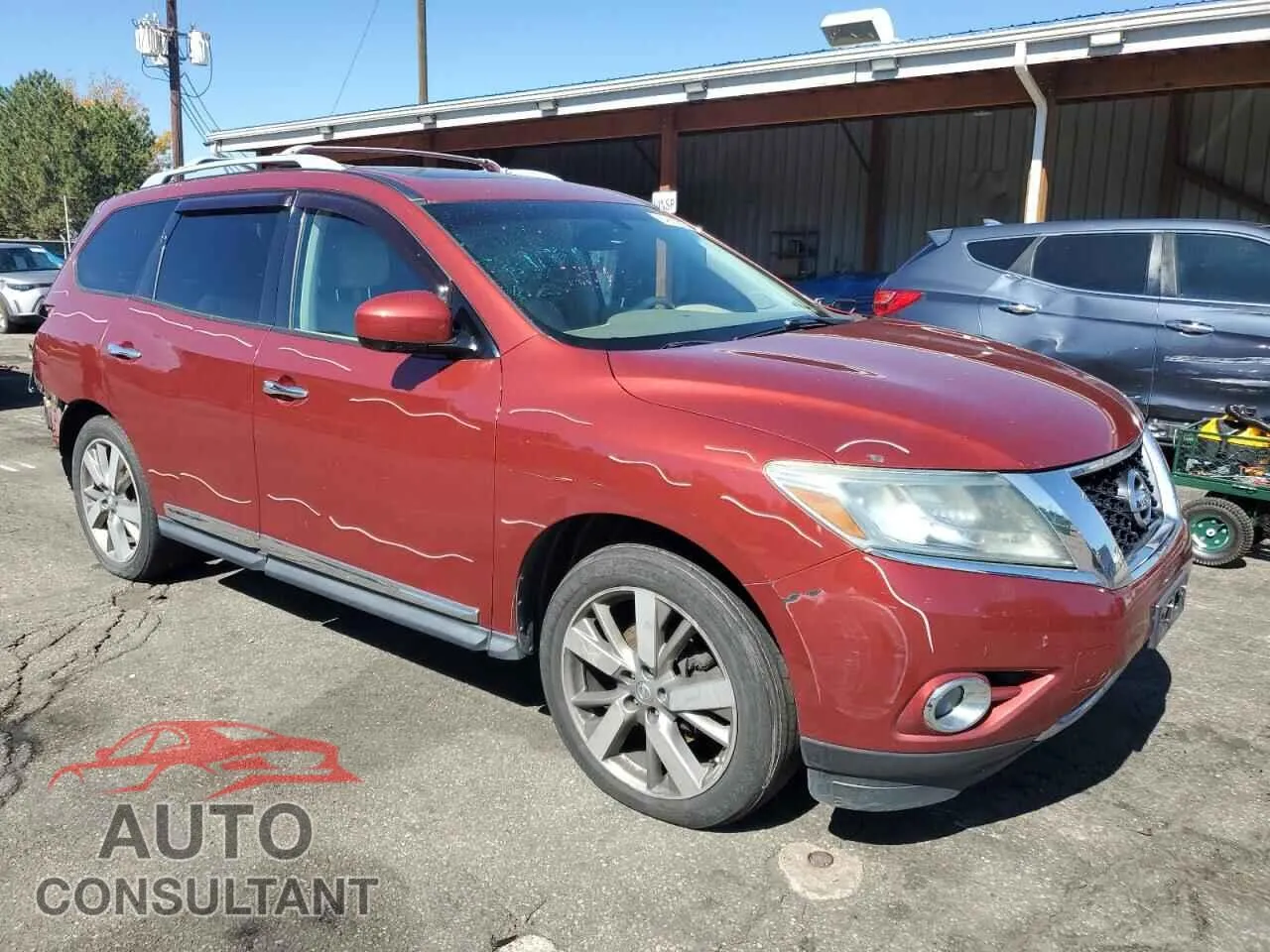 2013 NISSAN PATHFINDER Damaged VIN 5N1AR2MM8DC640055 – dashboard