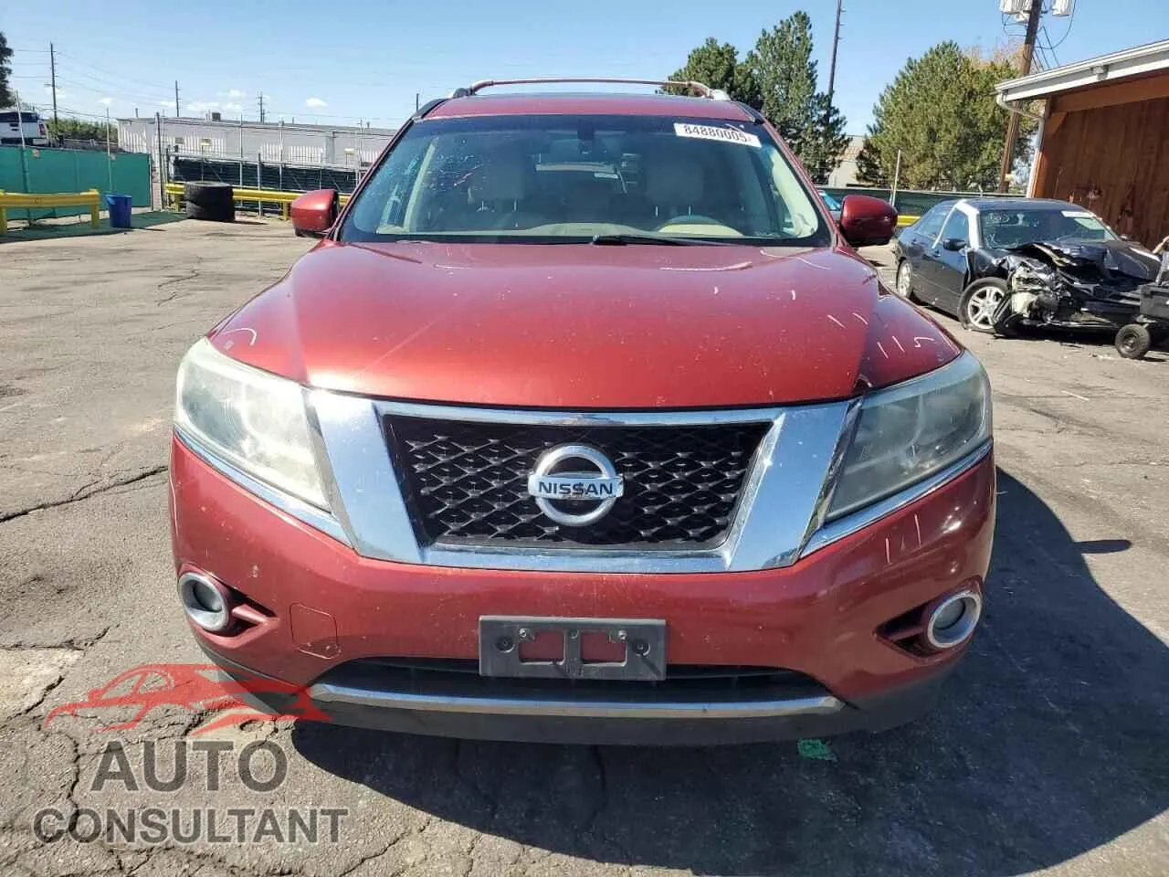 2013 NISSAN PATHFINDER Damaged VIN 5N1AR2MM8DC640055 – interior seats
