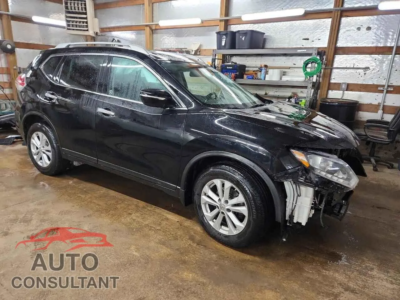 2015 NISSAN ROGUE Damaged VIN 5N1AT2MT9FC755470 – dashboard