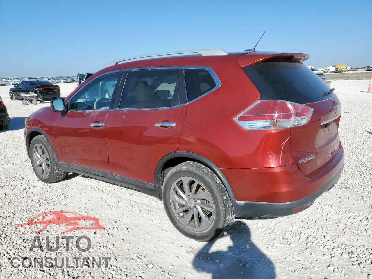 2014 NISSAN ROGUE Damaged VIN 5N1AT2MTXEC802133 – rear exterior
