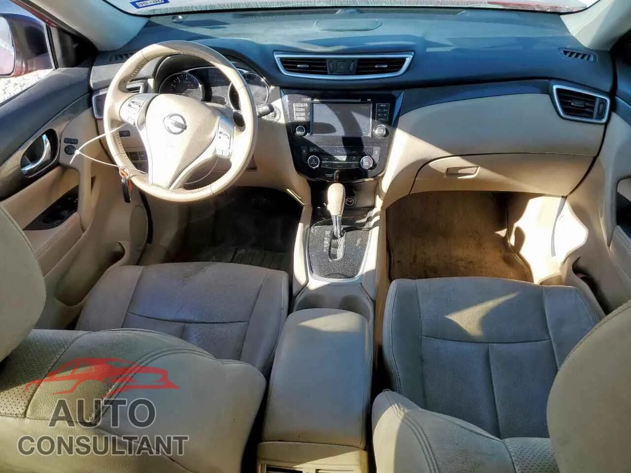2014 NISSAN ROGUE Damaged VIN 5N1AT2MTXEC802133 – undercarriage