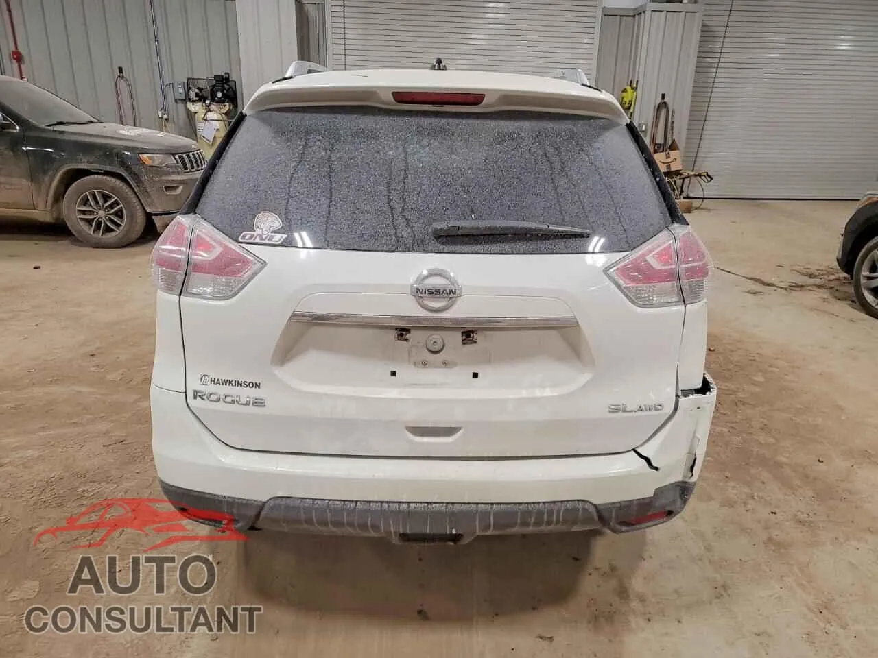 2016 NISSAN ROGUE Damaged VIN 5N1AT2MV5GC736997 – engine bay