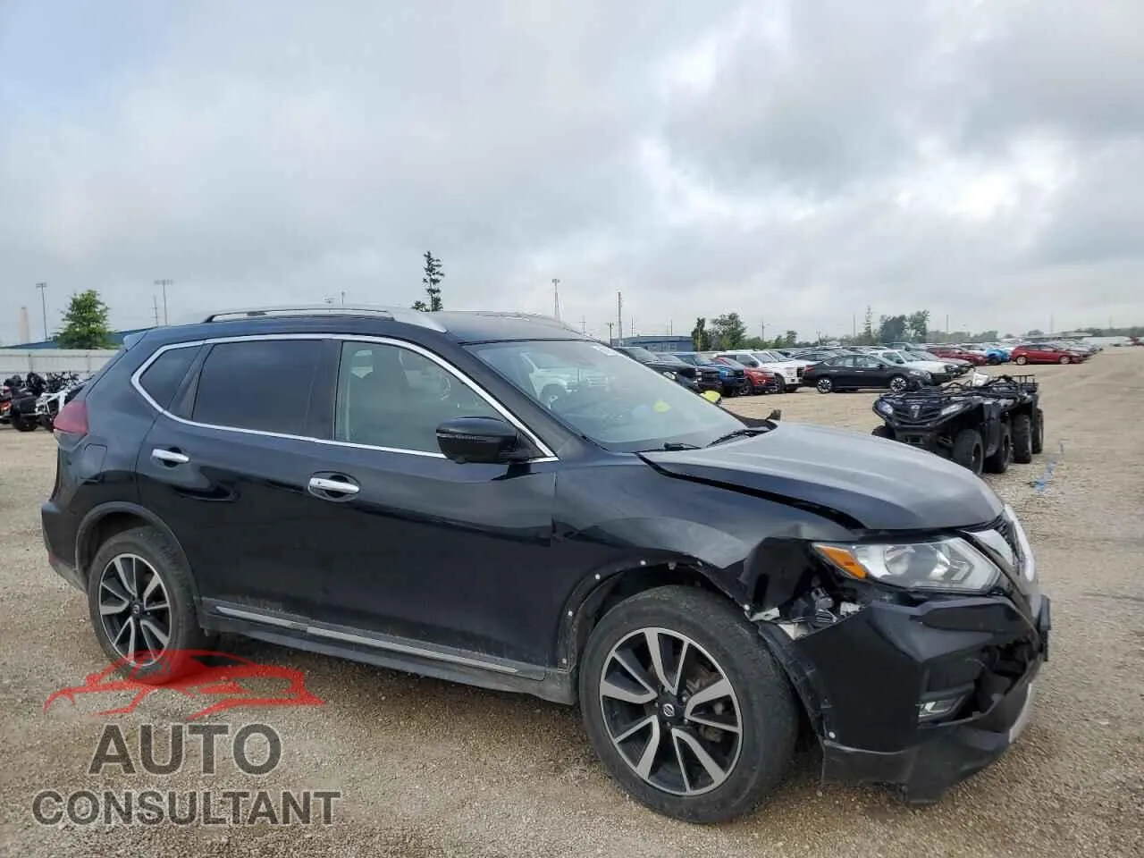 2019 NISSAN ROGUE Damaged VIN 5N1AT2MV5KC754084 – dashboard