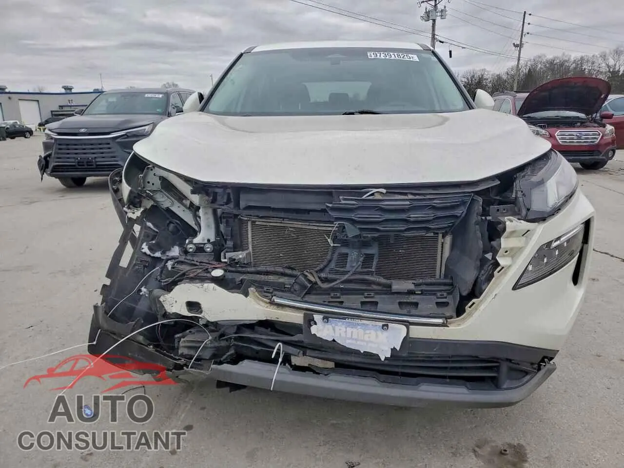 2021 NISSAN ROGUE Damaged VIN 5N1AT3BA1MC739025 – interior seats