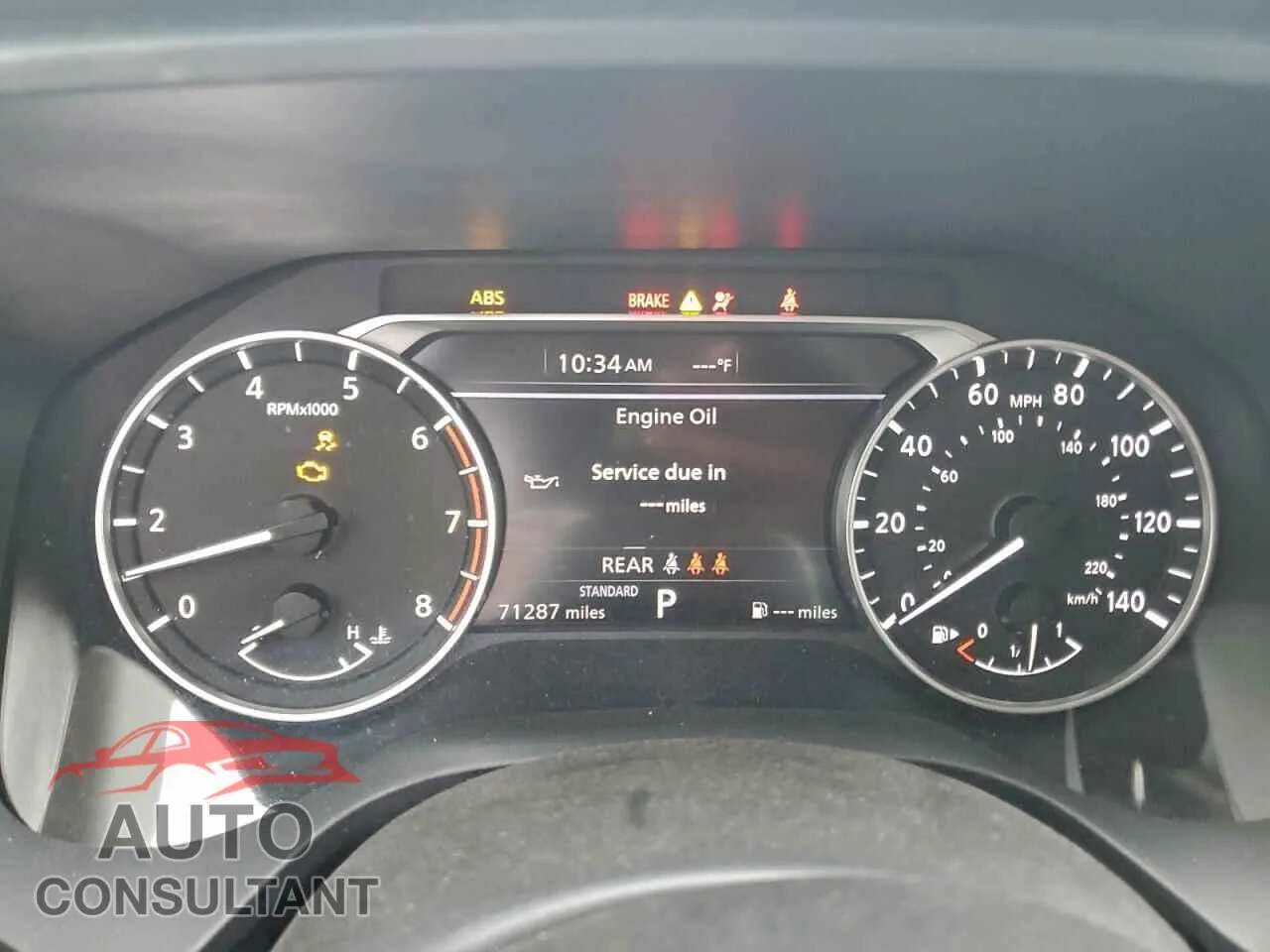 2021 NISSAN ROGUE Damaged VIN 5N1AT3BA1MC739025 – trunk area