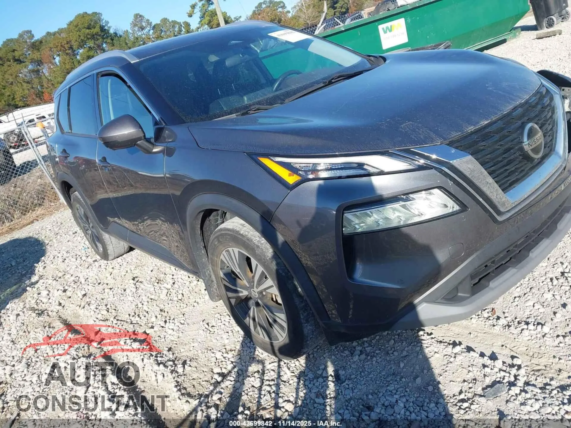 2021 NISSAN ROGUE VIN 5N1AT3BA5MC822912