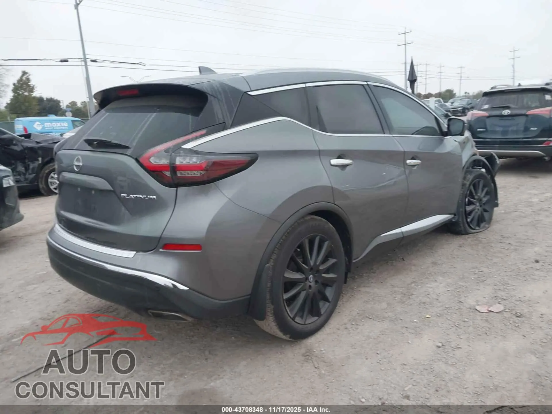2023 NISSAN MURANO Damaged VIN 5N1AZ2DJ5PC100933 – dashboard