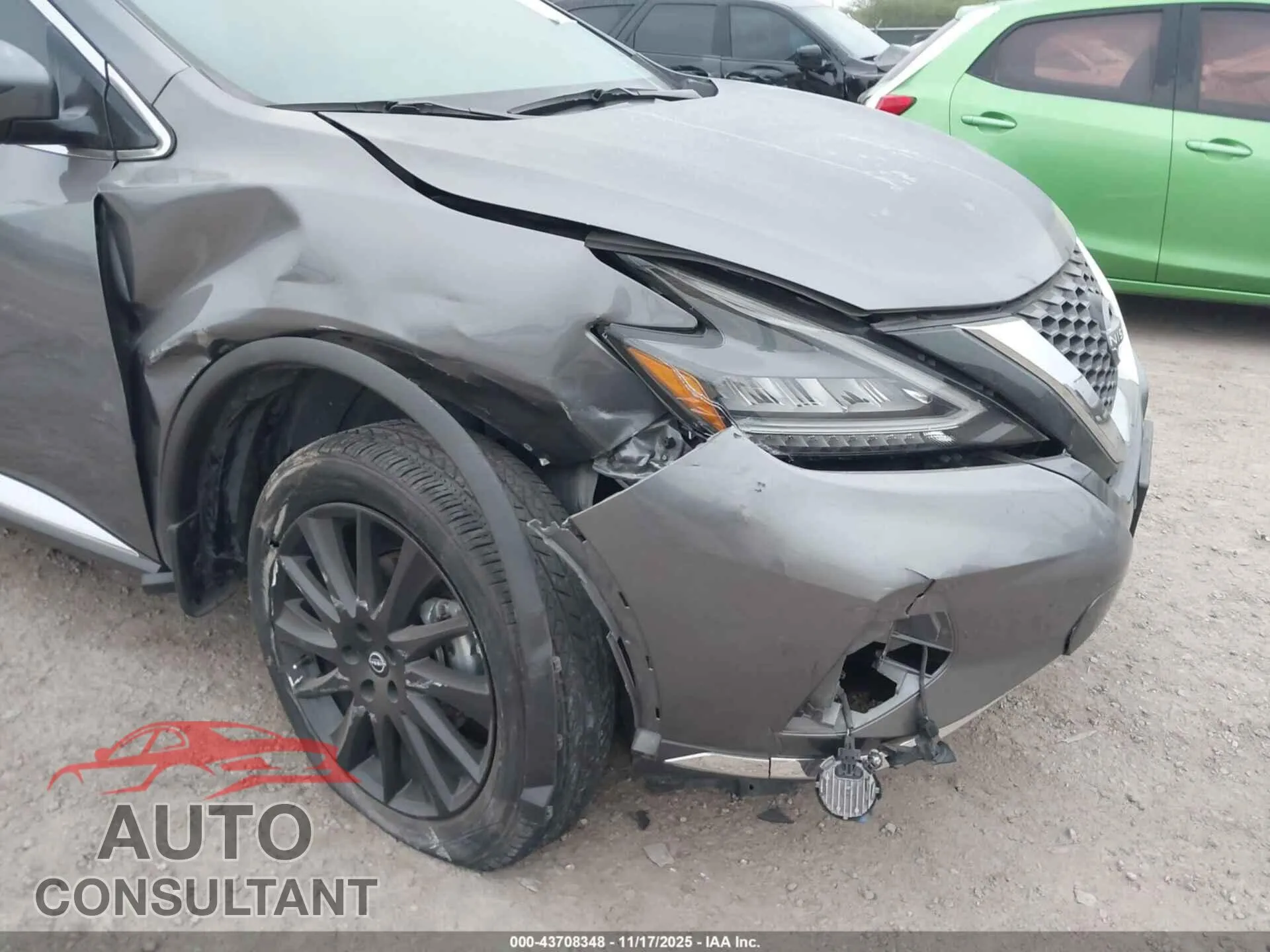 2023 NISSAN MURANO Damaged VIN 5N1AZ2DJ5PC100933 – engine bay