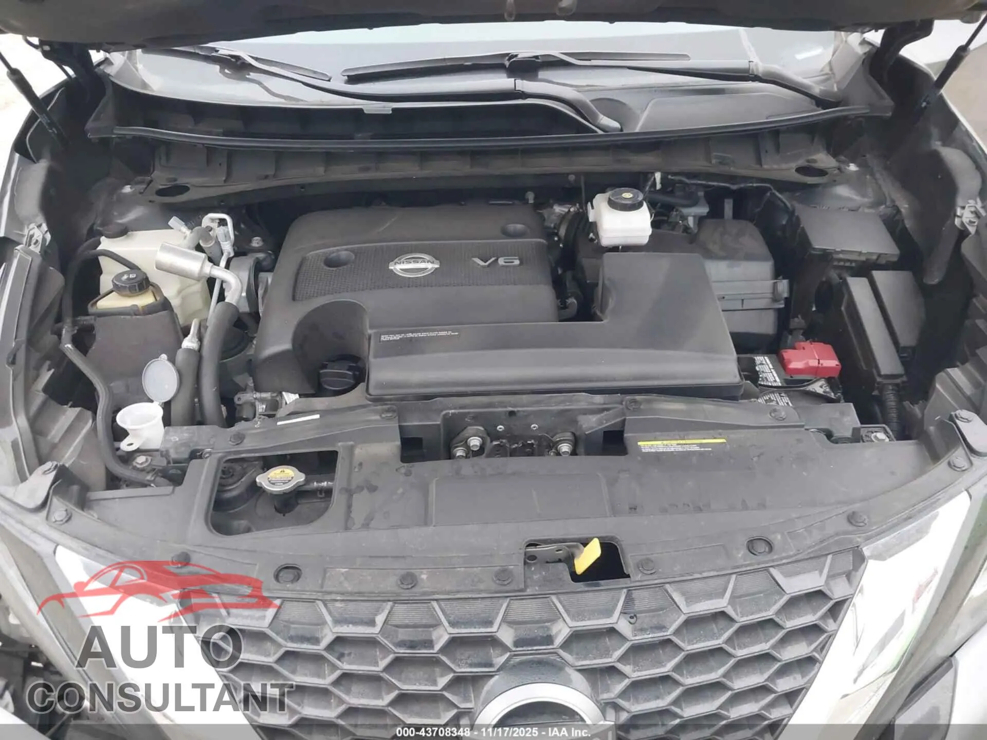 2023 NISSAN MURANO Damaged VIN 5N1AZ2DJ5PC100933 – odometer reading