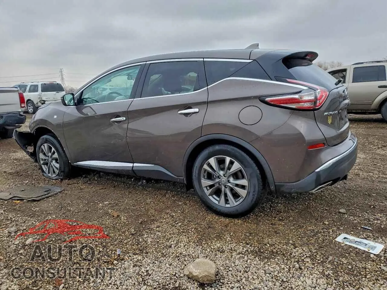 2018 NISSAN MURANO Damaged VIN 5N1AZ2MG7JN179537 – rear exterior