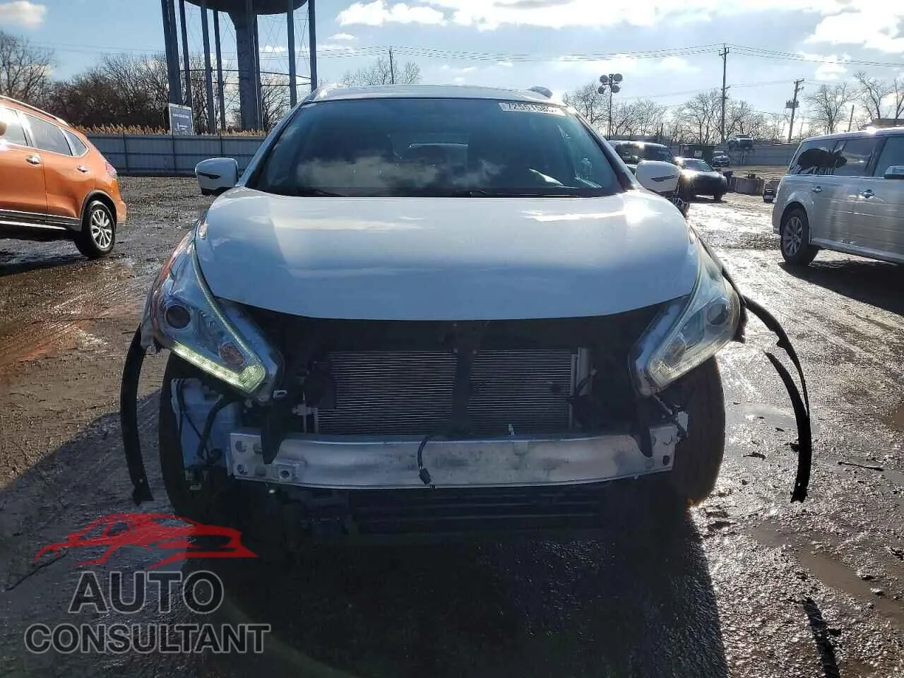 2017 NISSAN MURANO Damaged VIN 5N1AZ2MH3HN199013 – interior seats