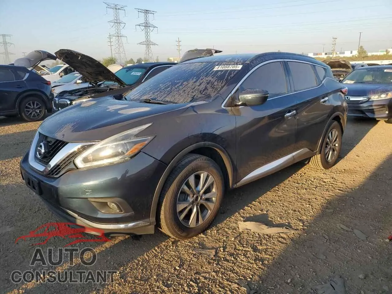 2018 NISSAN MURANO VIN 5N1AZ2MH8JN120375