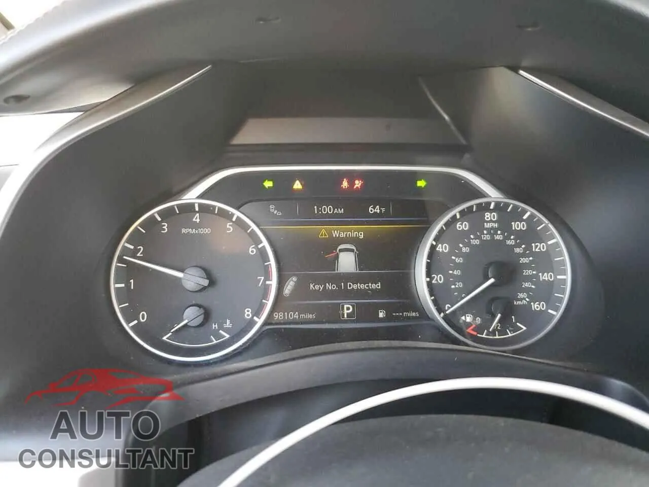 2018 NISSAN MURANO Damaged VIN 5N1AZ2MH8JN120375 – trunk area