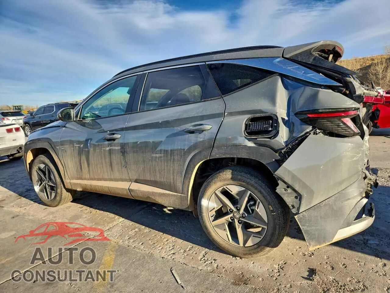 2025 HYUNDAI TUCSON Damaged VIN 5NMJCCDE3SH478273 – rear exterior