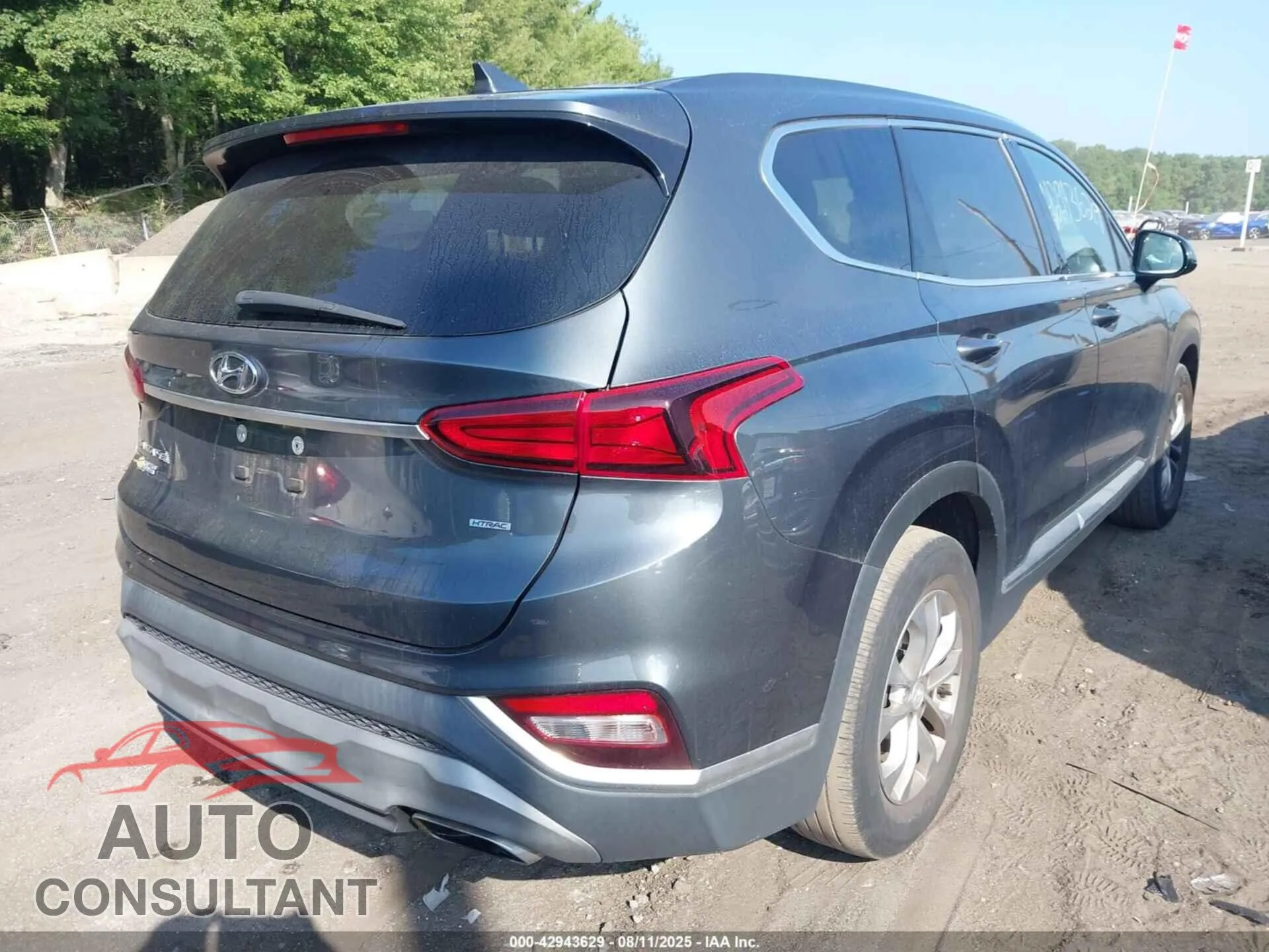 2020 HYUNDAI SANTA FE Damaged VIN 5NMS3CADXLH243872 – dashboard
