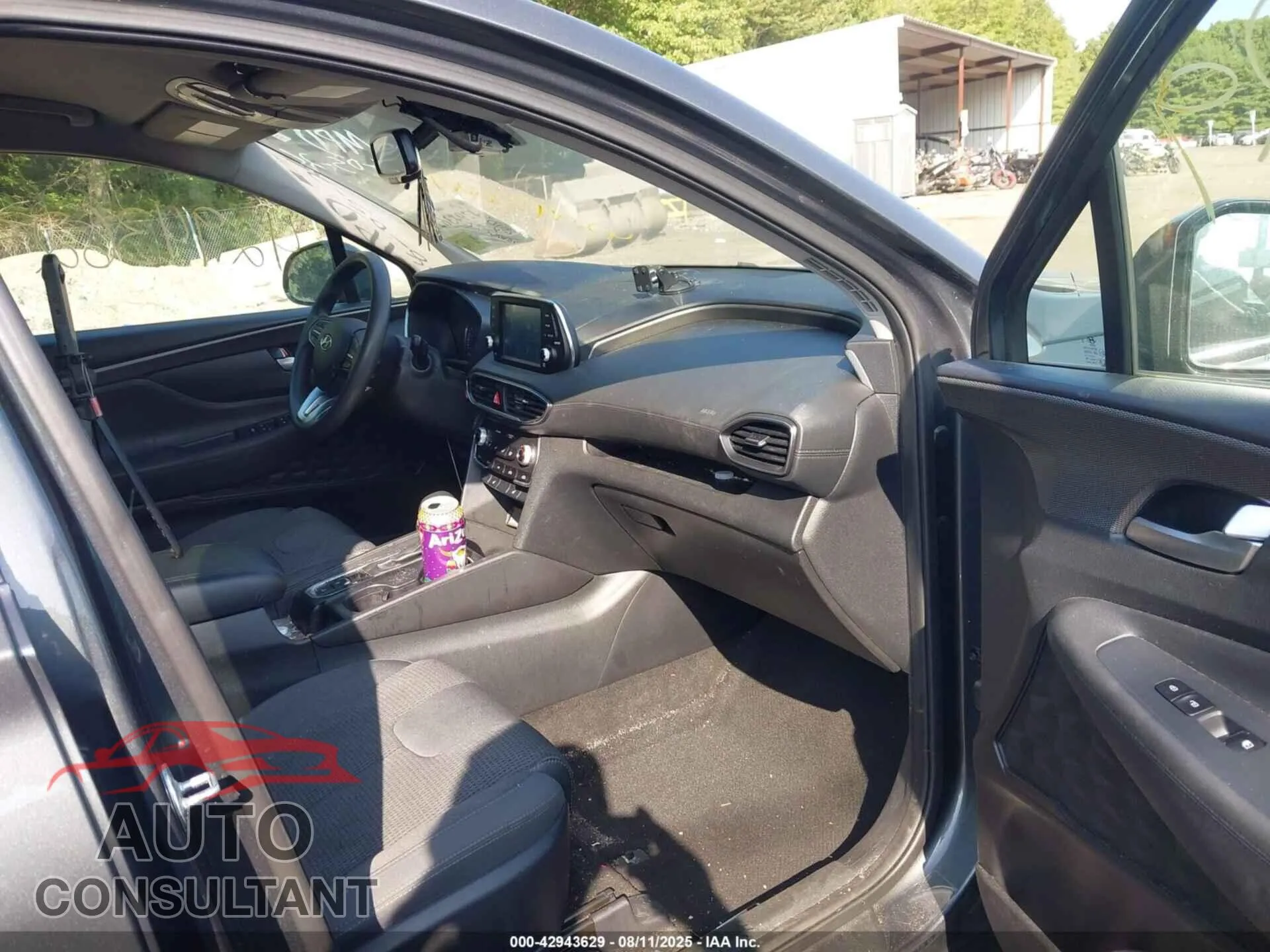 2020 HYUNDAI SANTA FE Damaged VIN 5NMS3CADXLH243872 – interior seats