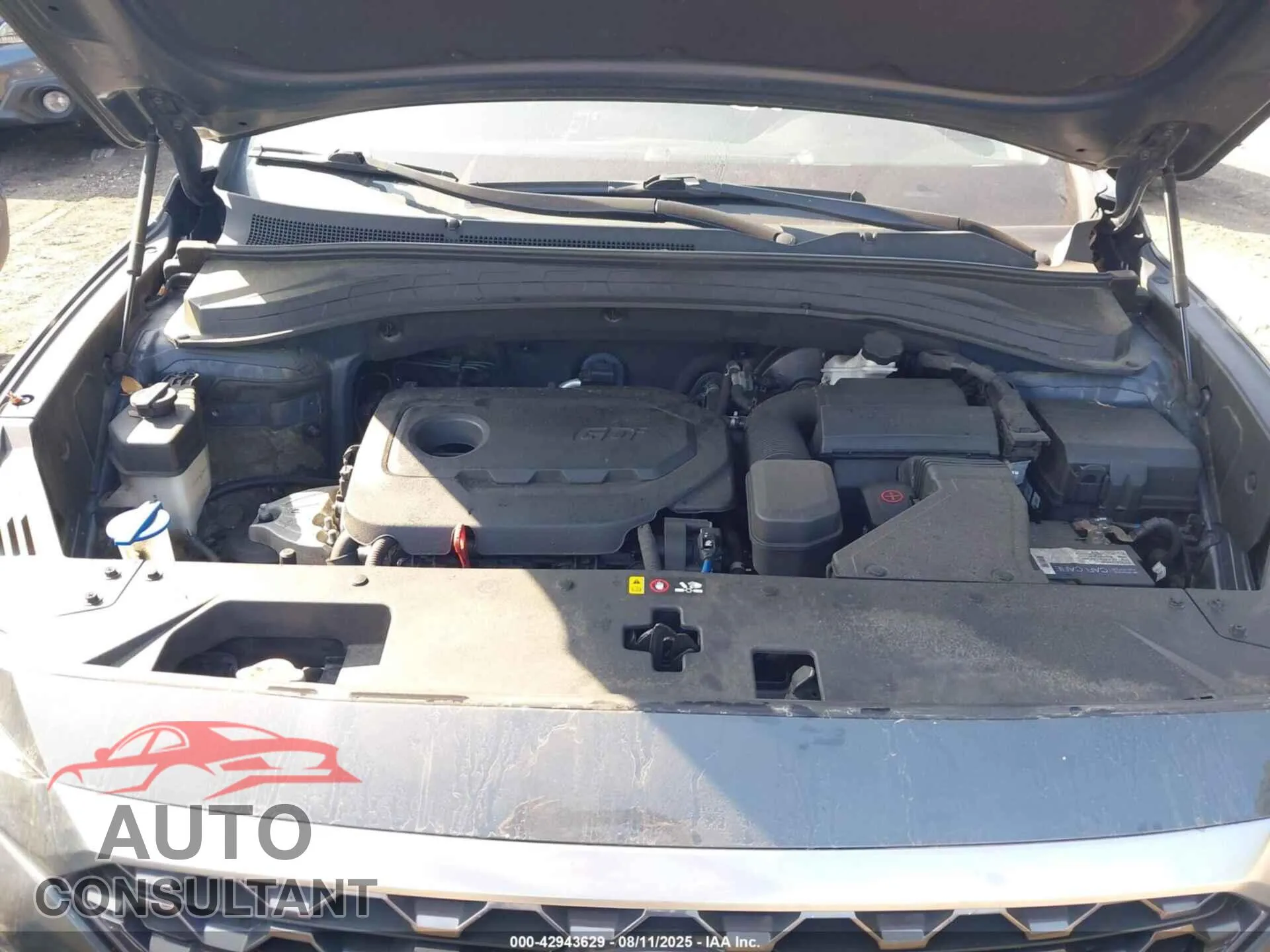 2020 HYUNDAI SANTA FE Damaged VIN 5NMS3CADXLH243872 – odometer reading