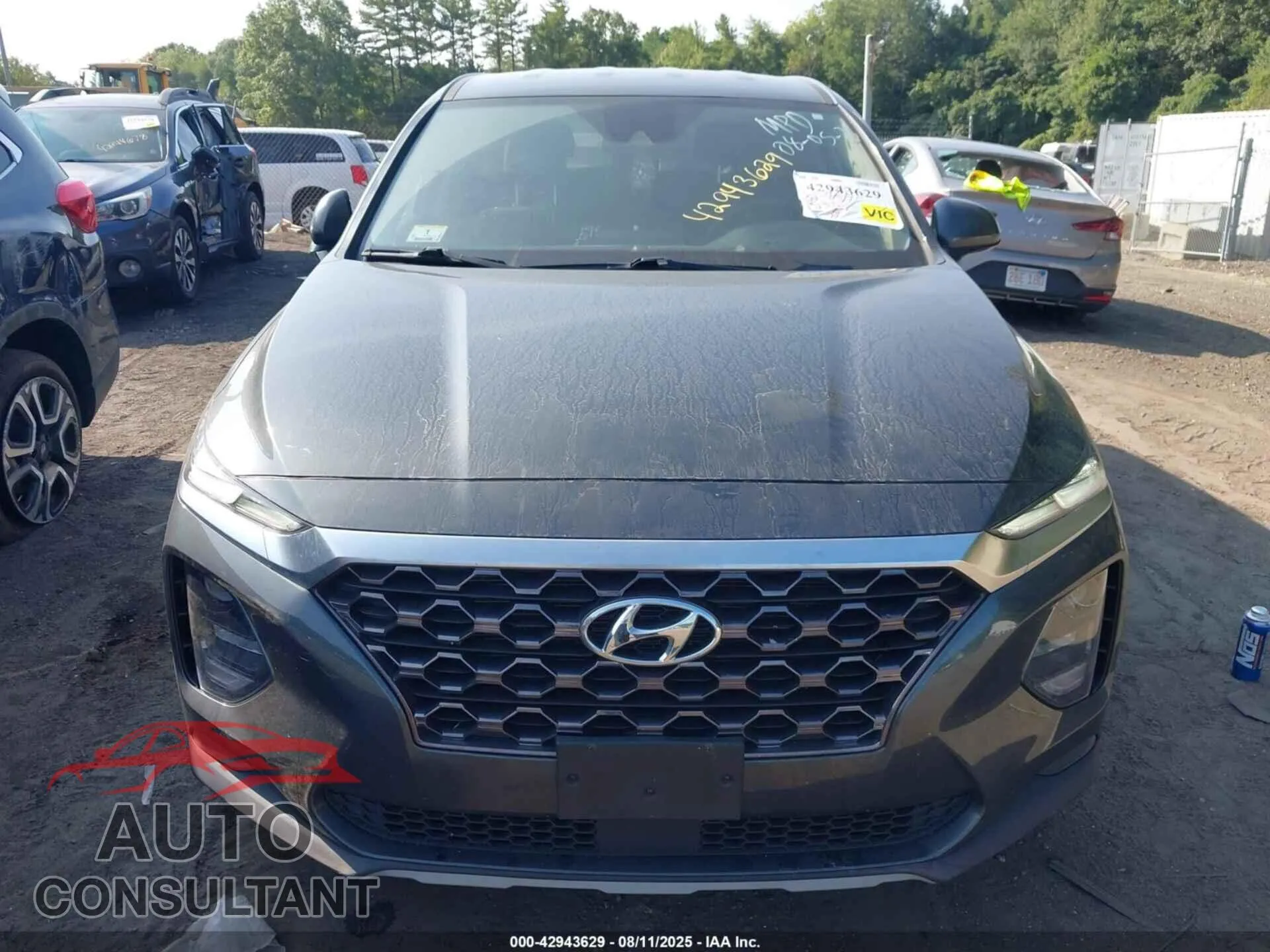 2020 HYUNDAI SANTA FE Damaged VIN 5NMS3CADXLH243872 – photo 12