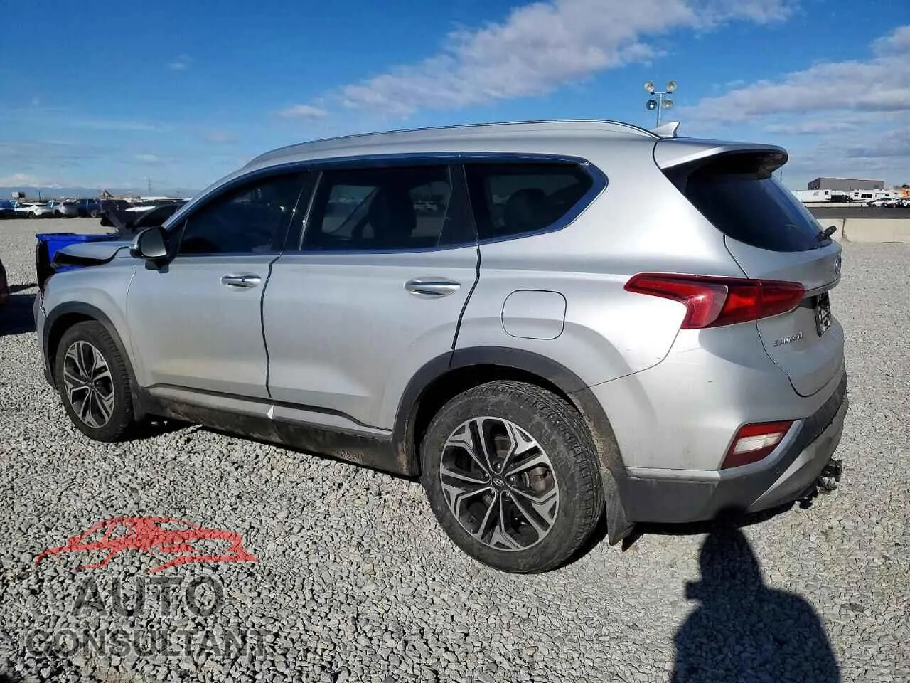 2019 HYUNDAI SANTA FE Damaged VIN 5NMS5CAA9KH133832 – rear exterior