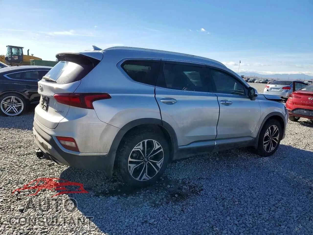 2019 HYUNDAI SANTA FE Damaged VIN 5NMS5CAA9KH133832 – side profile