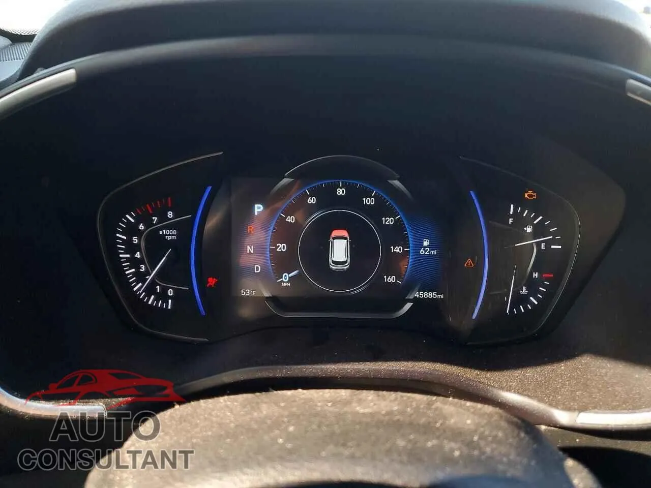 2019 HYUNDAI SANTA FE Damaged VIN 5NMS5CAA9KH133832 – trunk area