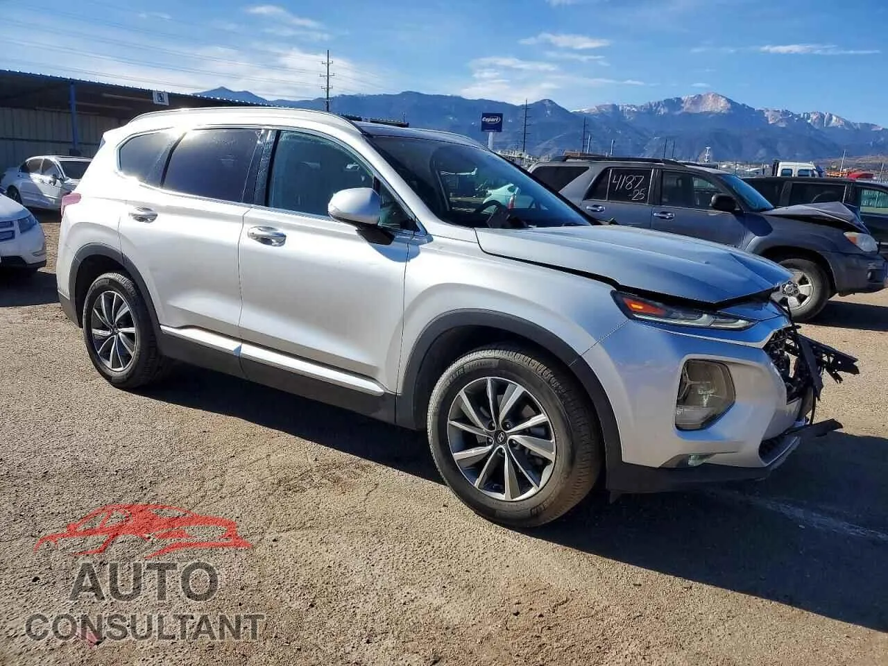 2019 HYUNDAI SANTA FE Damaged VIN 5NMS5CAD6KH007552 – dashboard