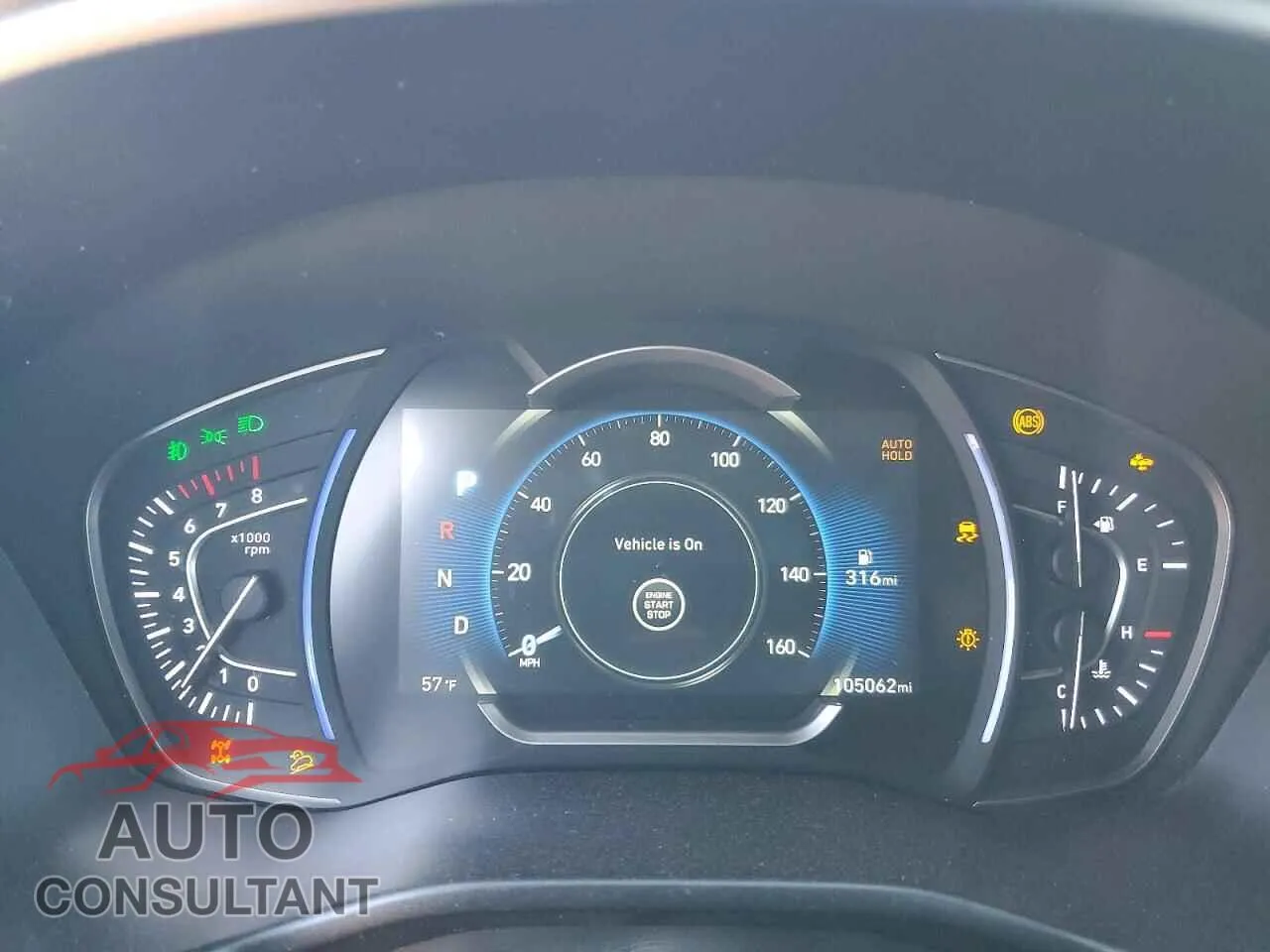 2019 HYUNDAI SANTA FE Damaged VIN 5NMS5CAD6KH007552 – trunk area