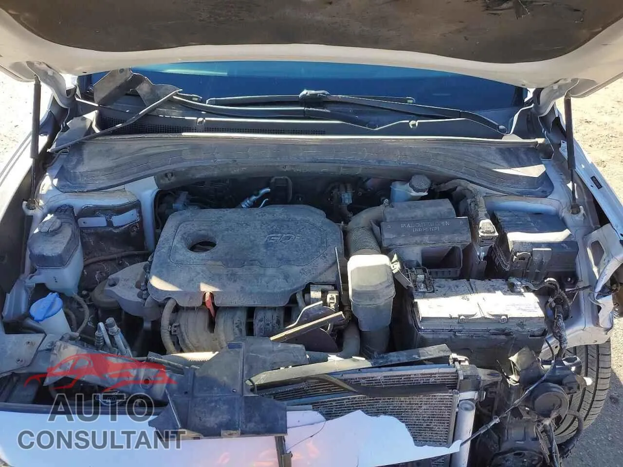 2019 HYUNDAI SANTA FE Damaged VIN 5NMS5CAD6KH007552 – photo 11