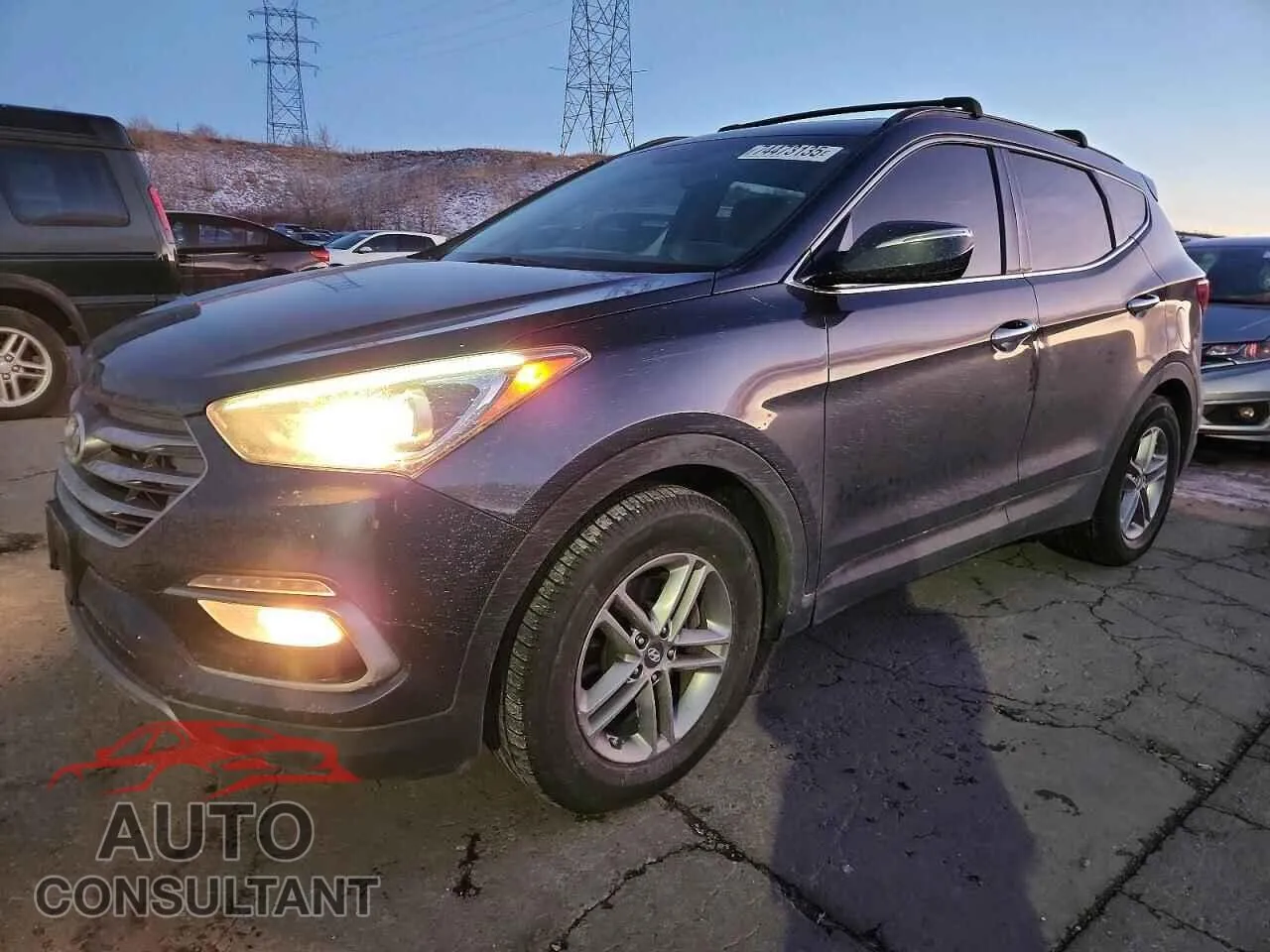 2017 HYUNDAI SANTA FE VIN 5NMZUDLB2HH047915