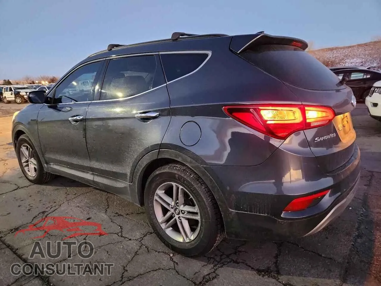 2017 HYUNDAI SANTA FE Damaged VIN 5NMZUDLB2HH047915 – rear exterior 2017 HYUNDAI SANTA FE Damaged VIN 5NMZUDLB2HH047915 – rear exterior
