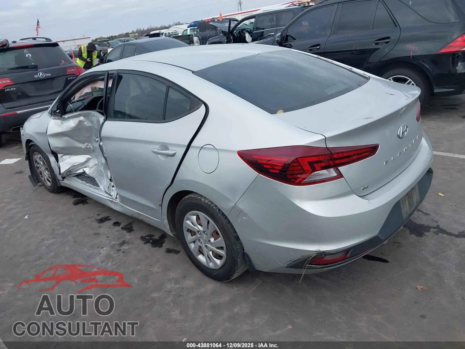 2020 HYUNDAI ELANTRA Damaged VIN 5NPD74LF2LH503492 – side profile