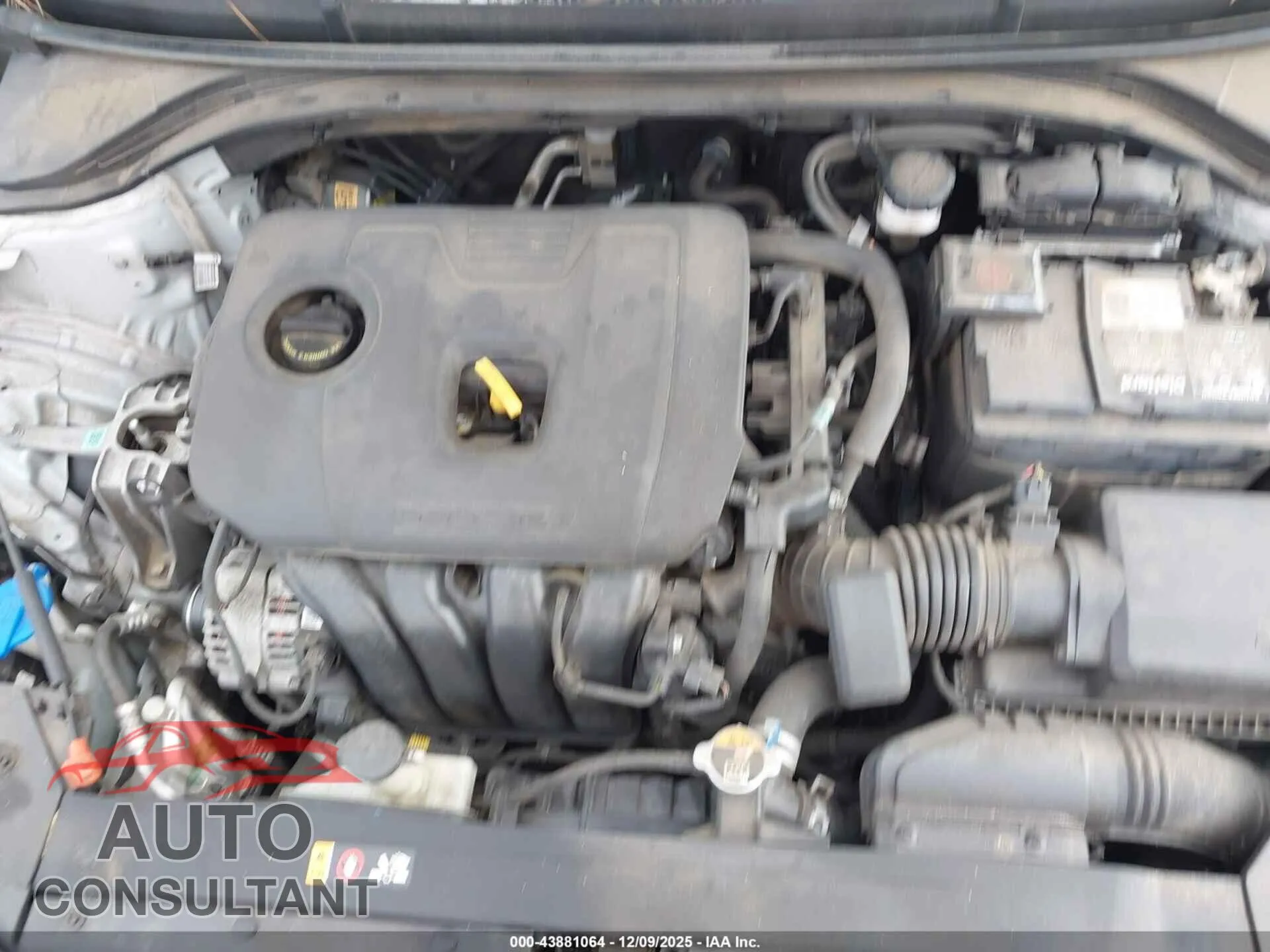 2020 HYUNDAI ELANTRA Damaged VIN 5NPD74LF2LH503492 – odometer reading