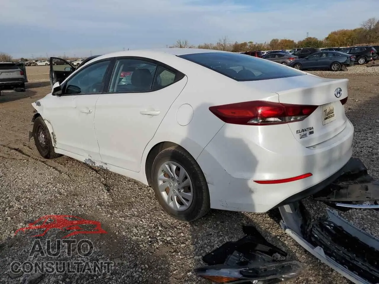 2018 HYUNDAI ELANTRA Damaged VIN 5NPD74LF8JH226716 – rear exterior