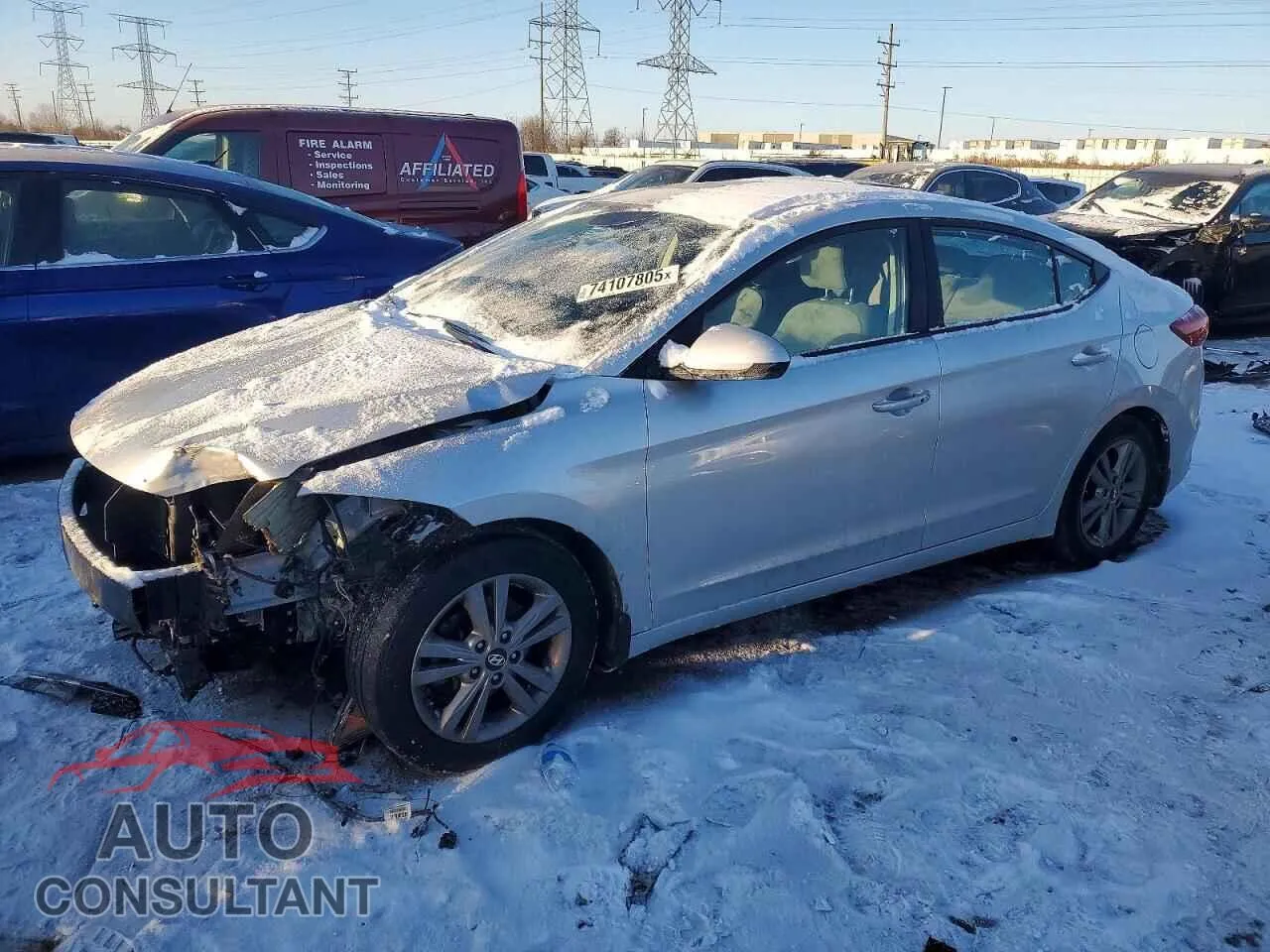 2018 HYUNDAI ELANTRA VIN 5NPD84LF5JH372665