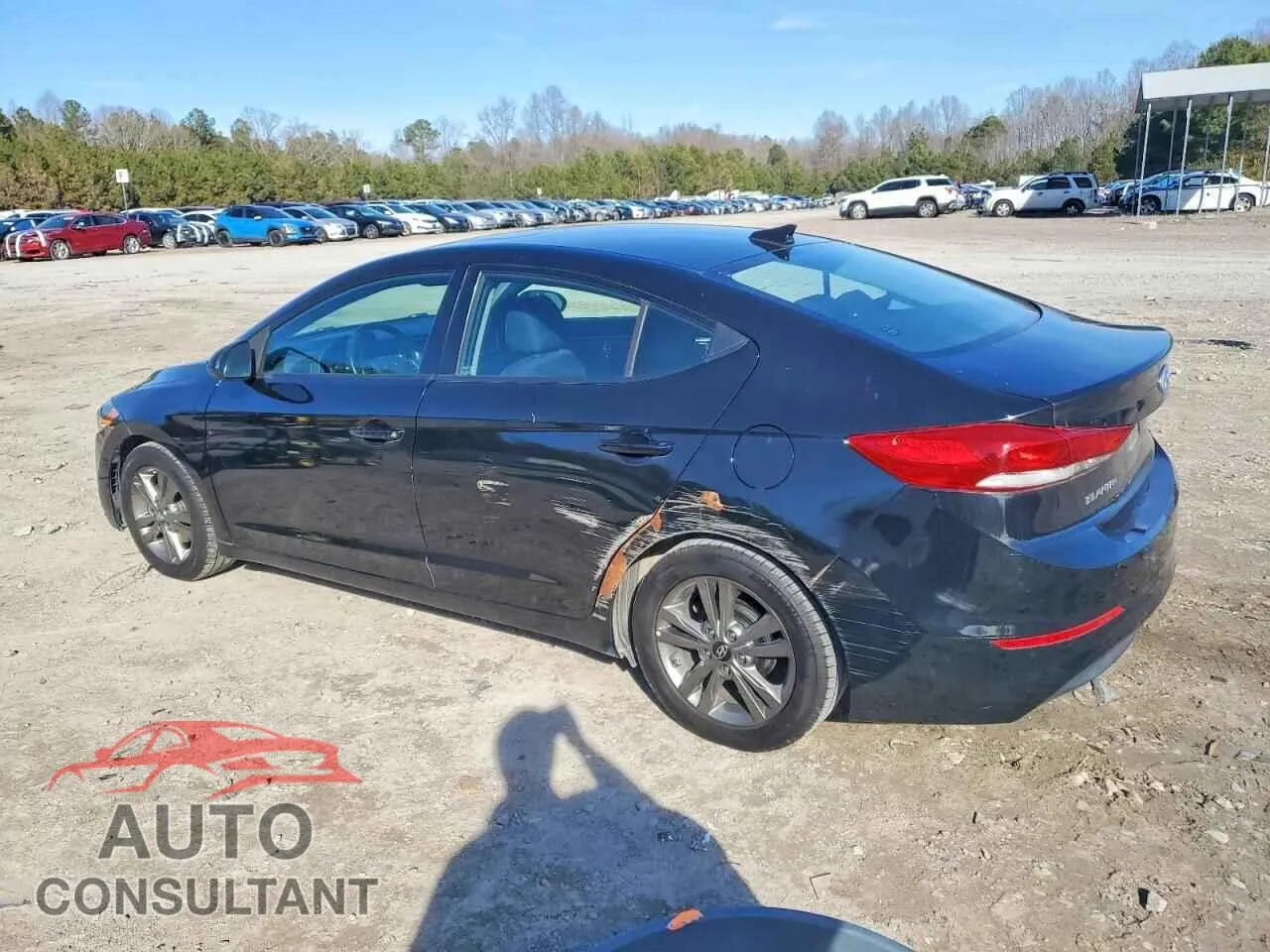 2017 HYUNDAI ELANTRA Damaged VIN 5NPD84LF6HH150274 – rear exterior