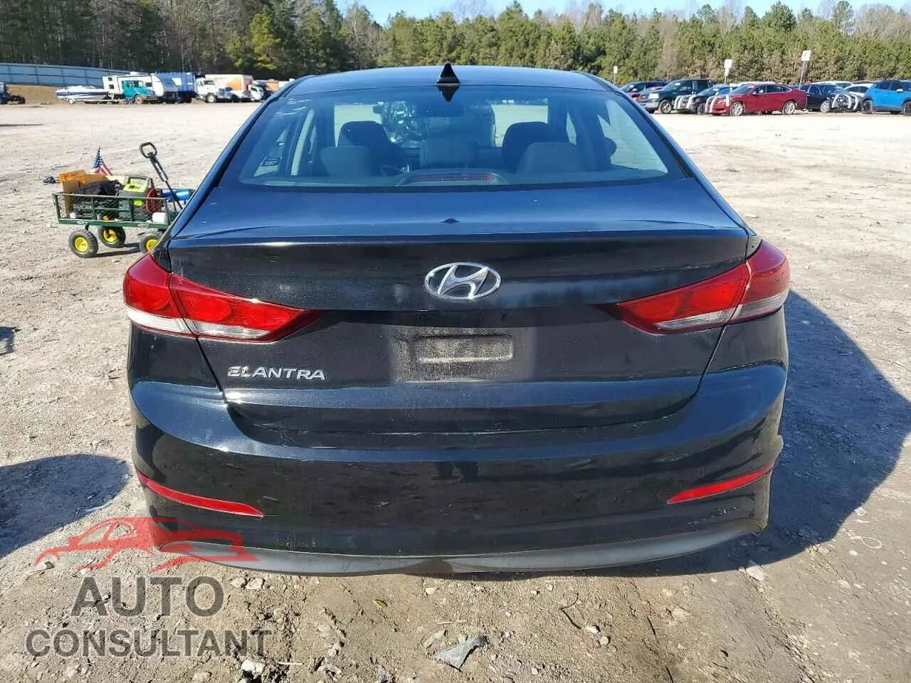 2017 HYUNDAI ELANTRA Damaged VIN 5NPD84LF6HH150274 – engine bay