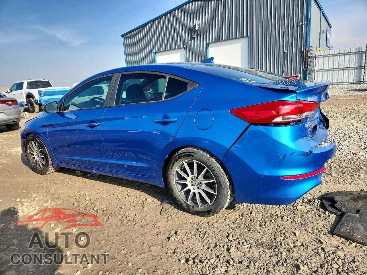 2018 HYUNDAI ELANTRA Damaged VIN 5NPD84LF6JH213024 – rear exterior